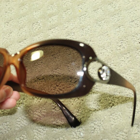 Giorgio Armani GA 654/S 973DE Ombre Brown Rhinestone 57 [] 17 130 Sunglasses main image 7